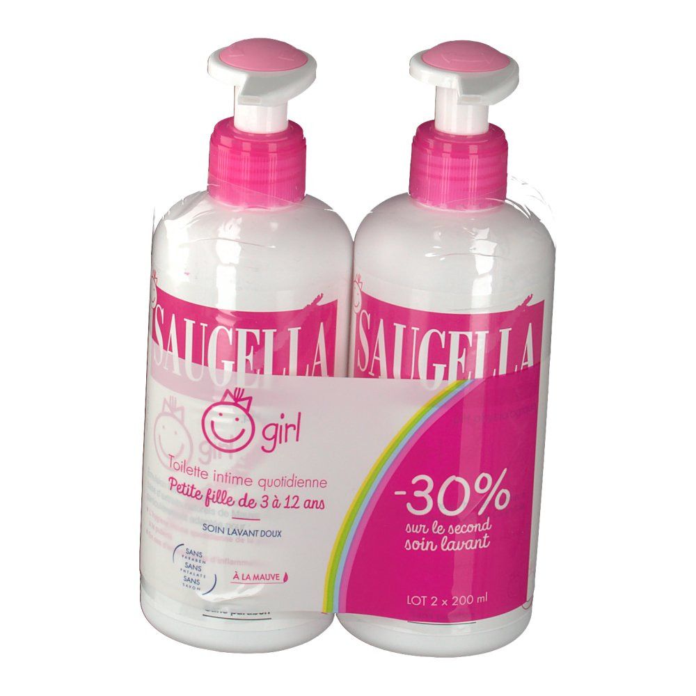 Saugella Girl toilette intime quotidienne 3 à 12 ans
