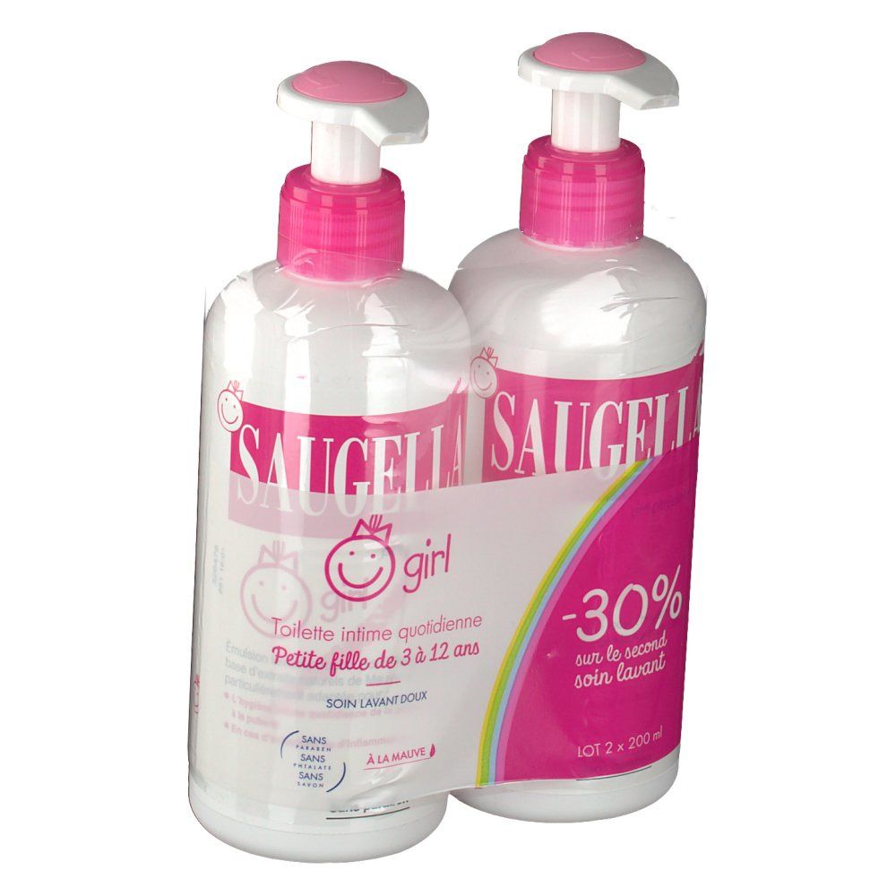 Saugella Girl toilette intime quotidienne 3 à 12 ans