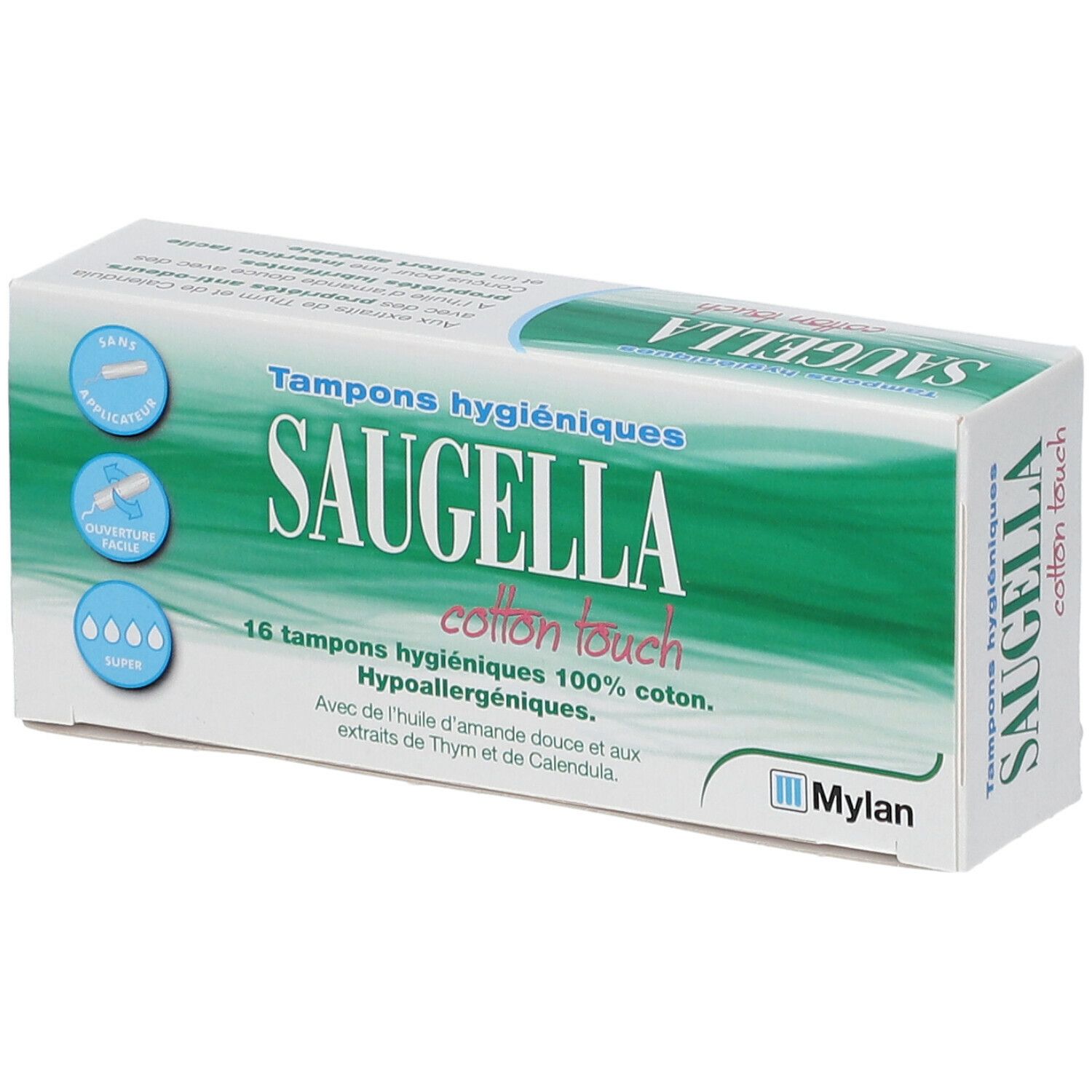 Saugella : Cotton touch tampon hygiénique mini Saugella, boite de