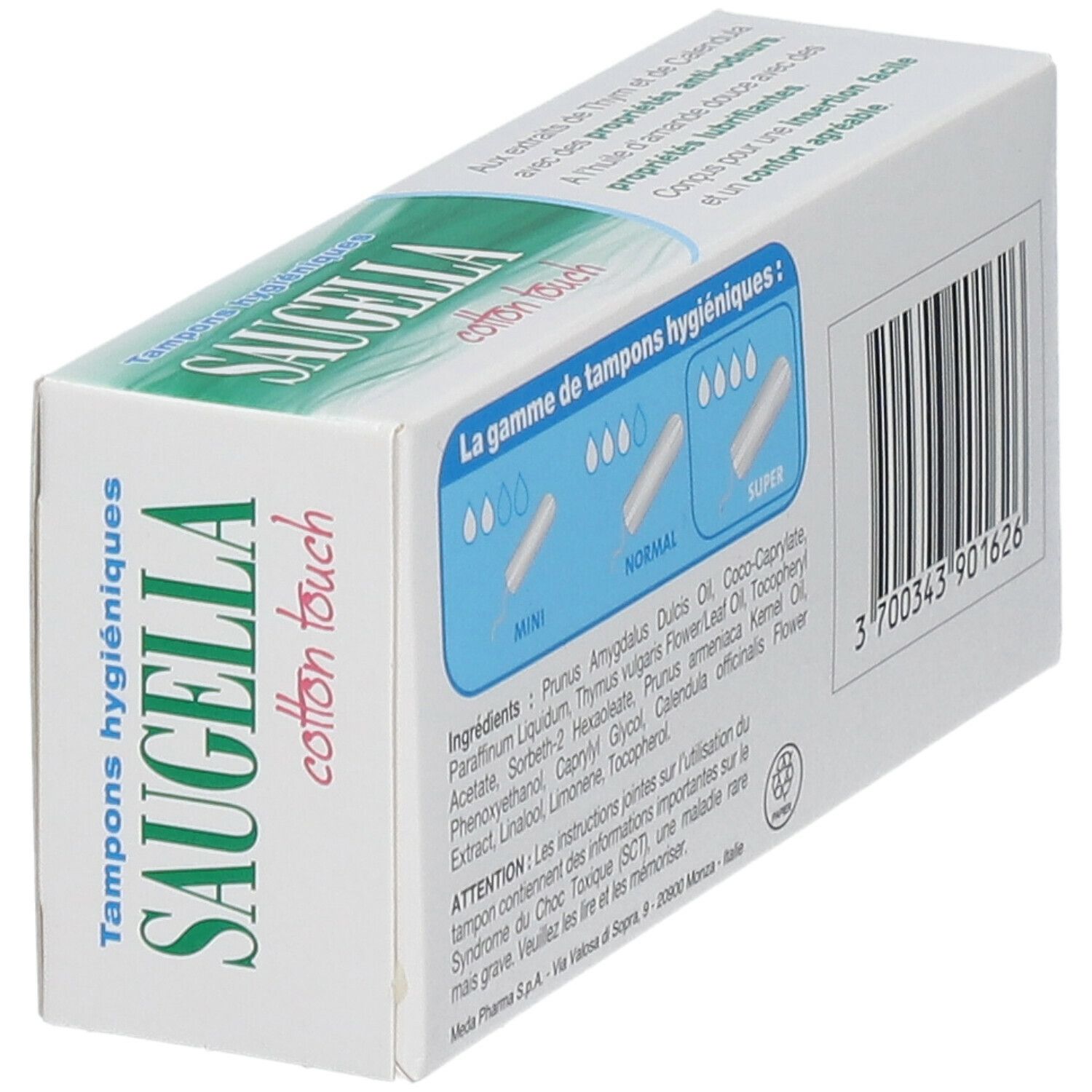 Saugella cotton touch Tampons hygiéniques Super