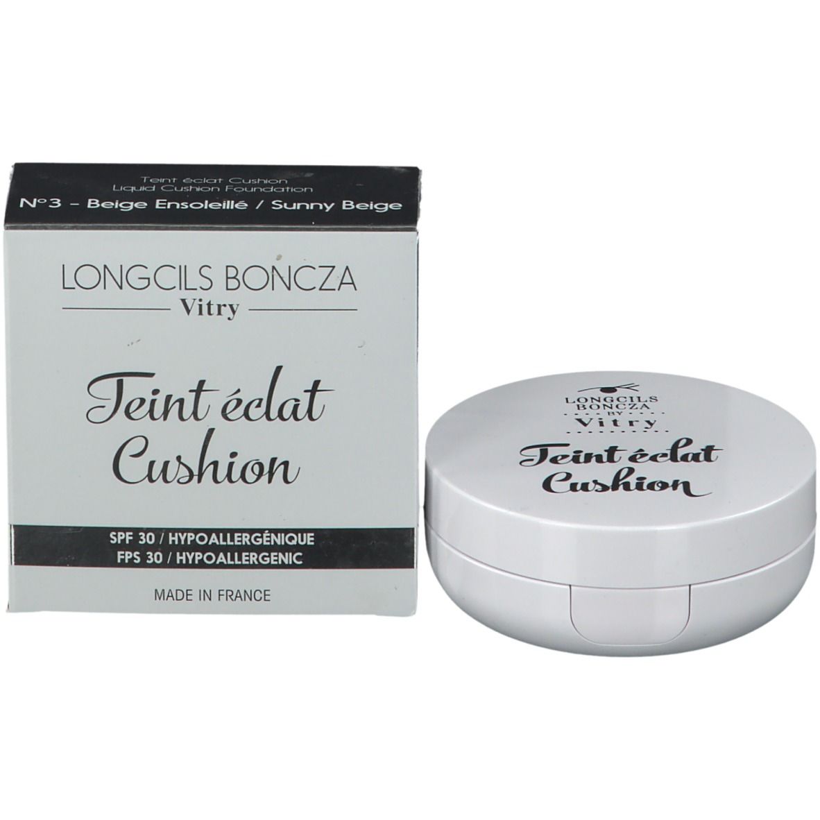 Vitry Teint éclat Cushion SPF30 Beige Ensoleillé