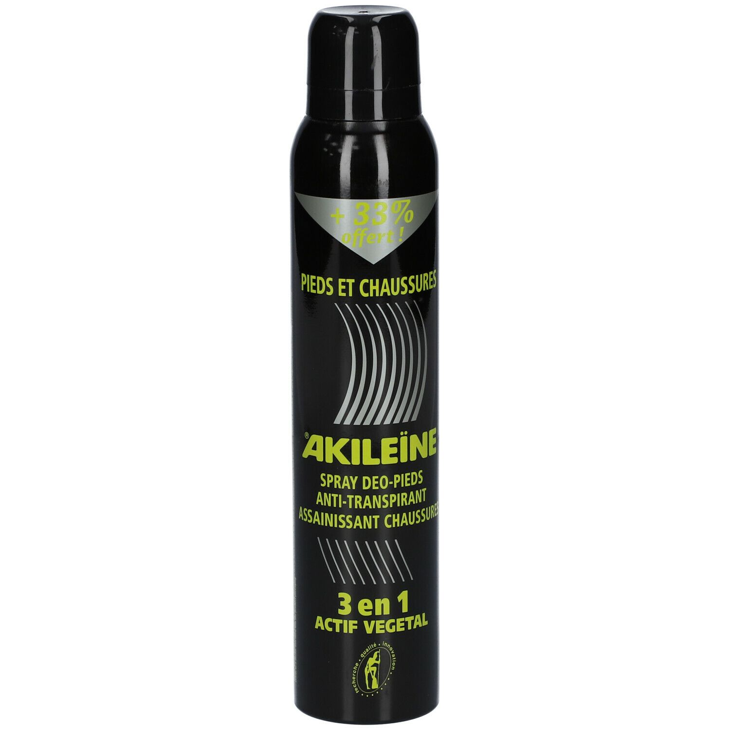 Akileïne Spray Deo Pieds & Chaussures Noir