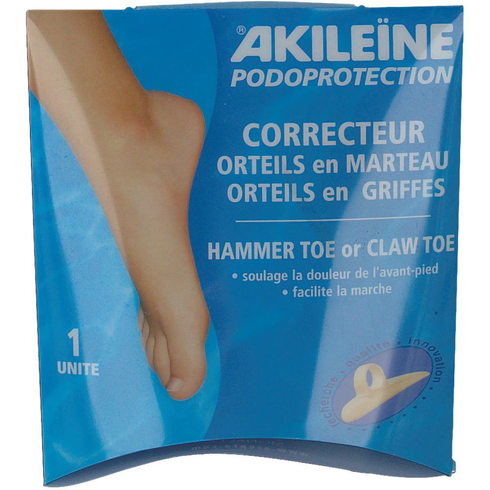 Akileine Correcteur d'Orteils en marteau et Griffes