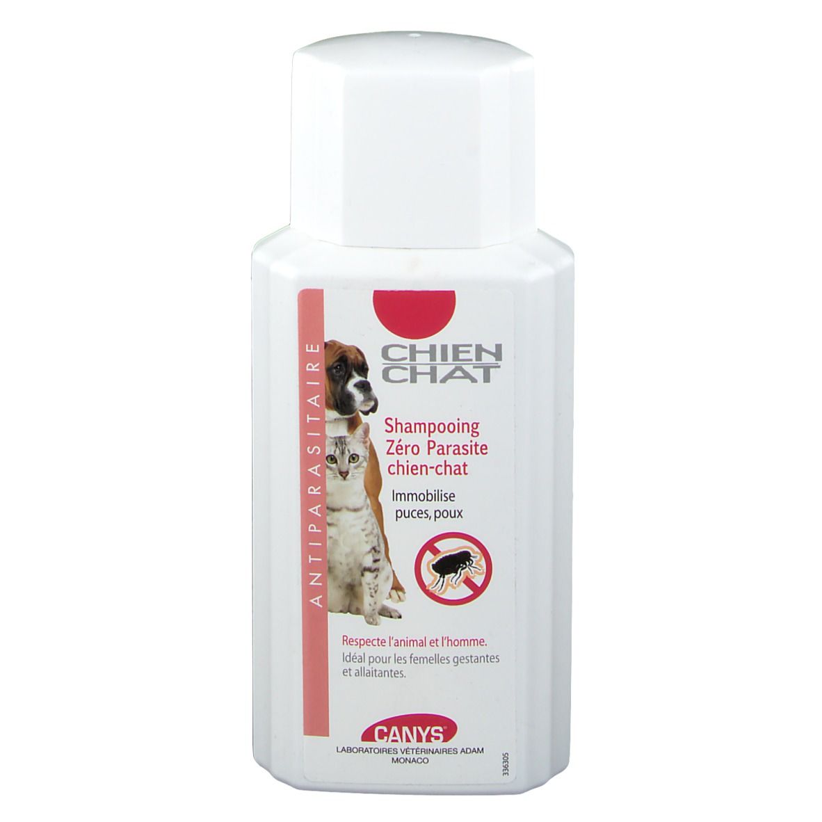 CANYS® Shampooing Zéro Parasite chien-chat