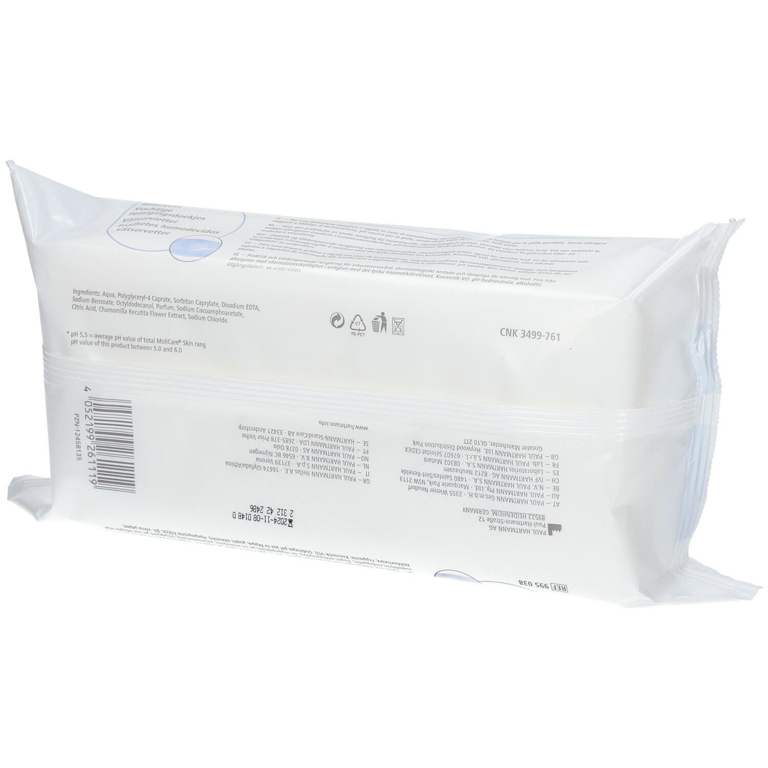 MoliCare® Skin clean lingettes imprégnées