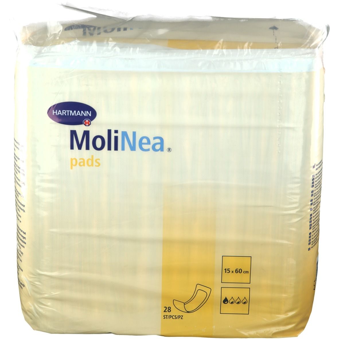 MoliNea® pads Couches 15 x 60 cm