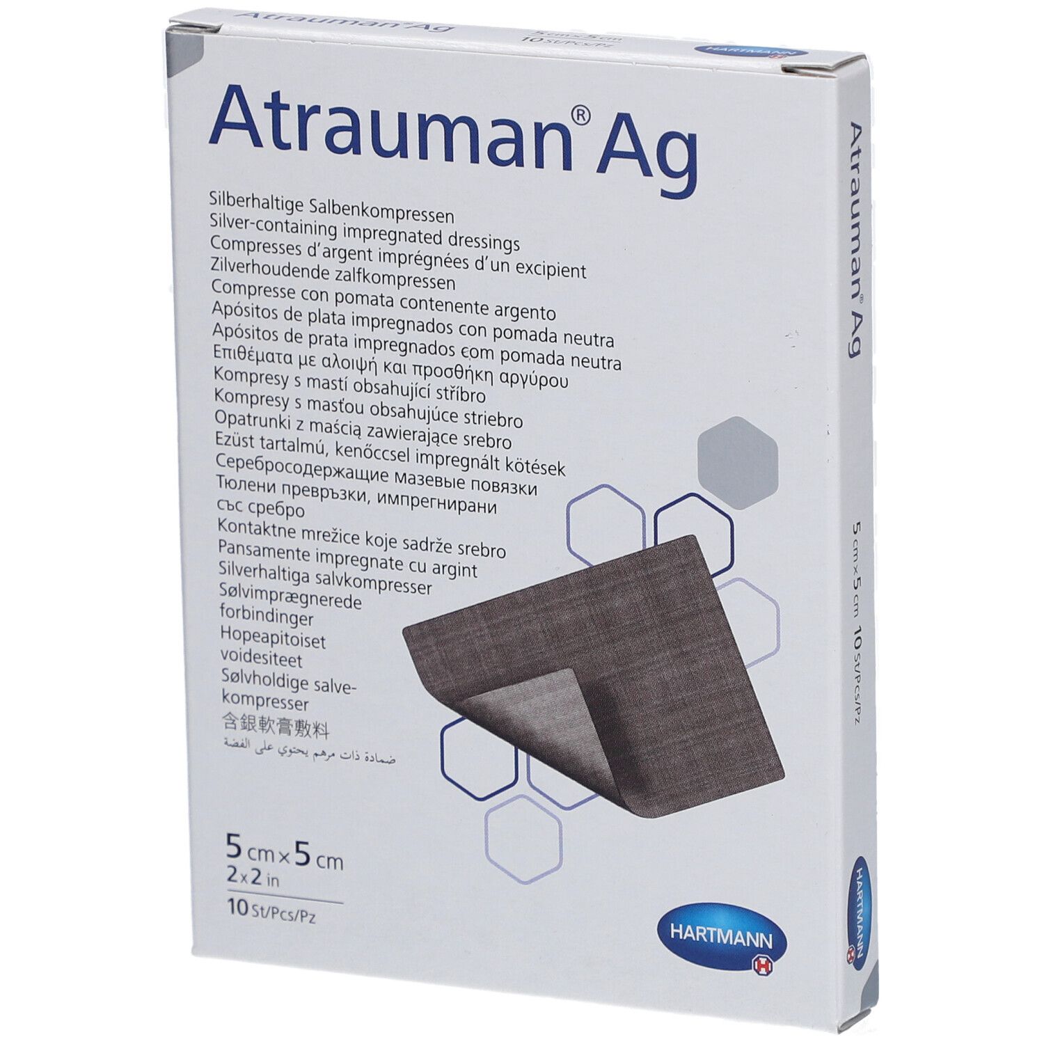 Atrauman Ag stérile 5cmx5cm