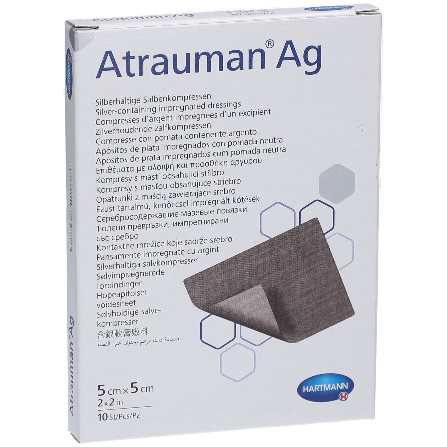 Atrauman Ag stérile 5cmx5cm