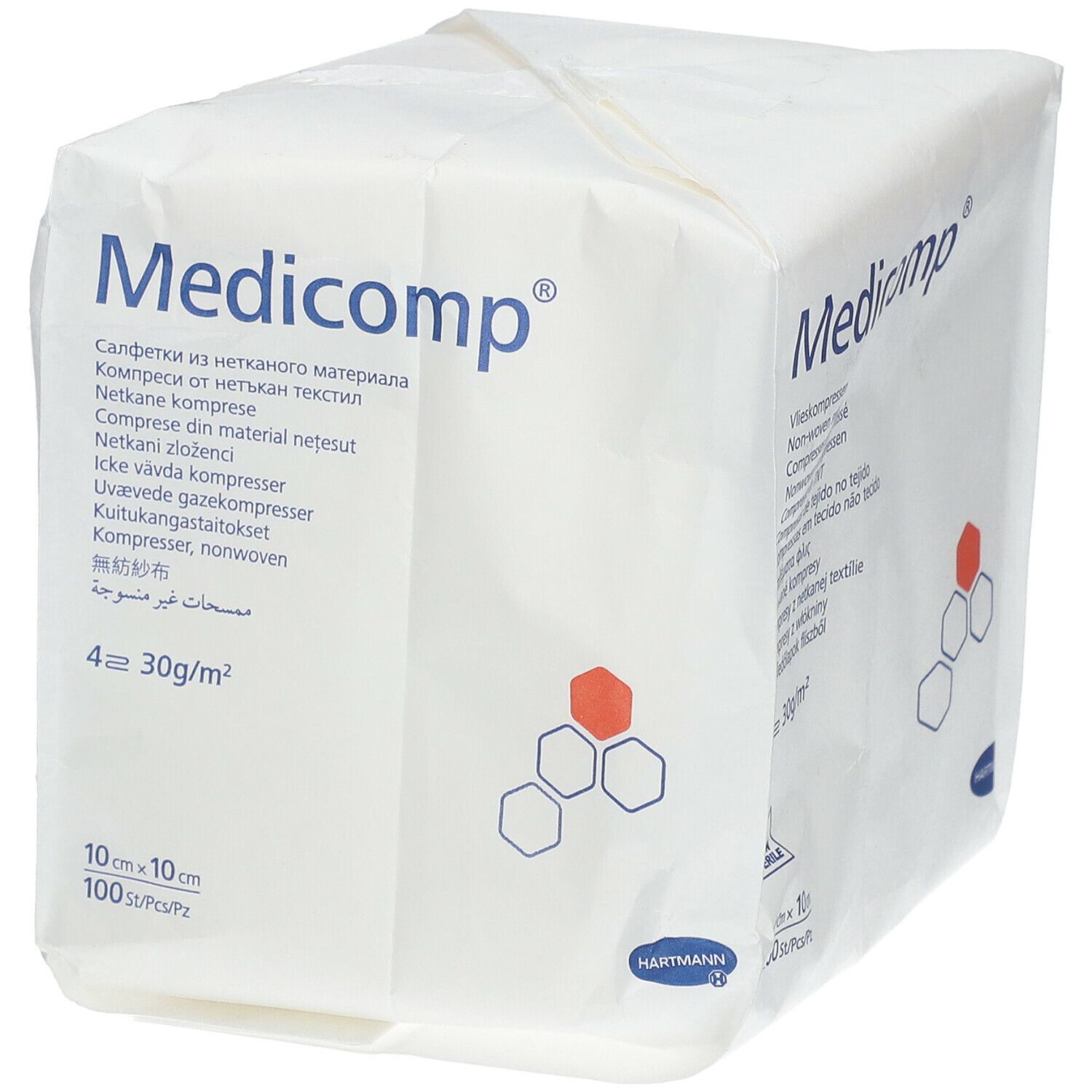 Hartmann Medicomp® Compresse en non tissé, non stérile 10 cm x 10 cm
