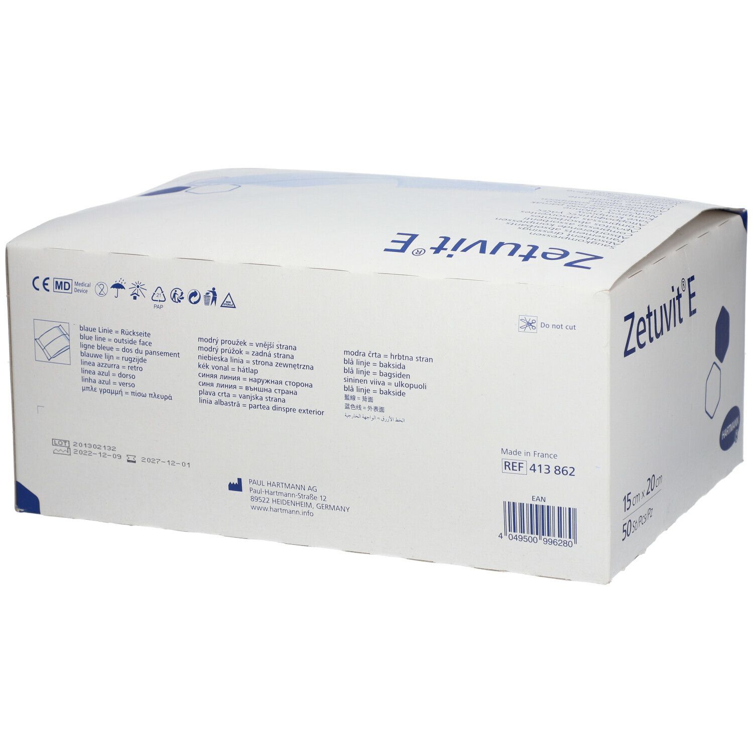Hartmann Zetuvit® E non-strérile 15 x 20 cm