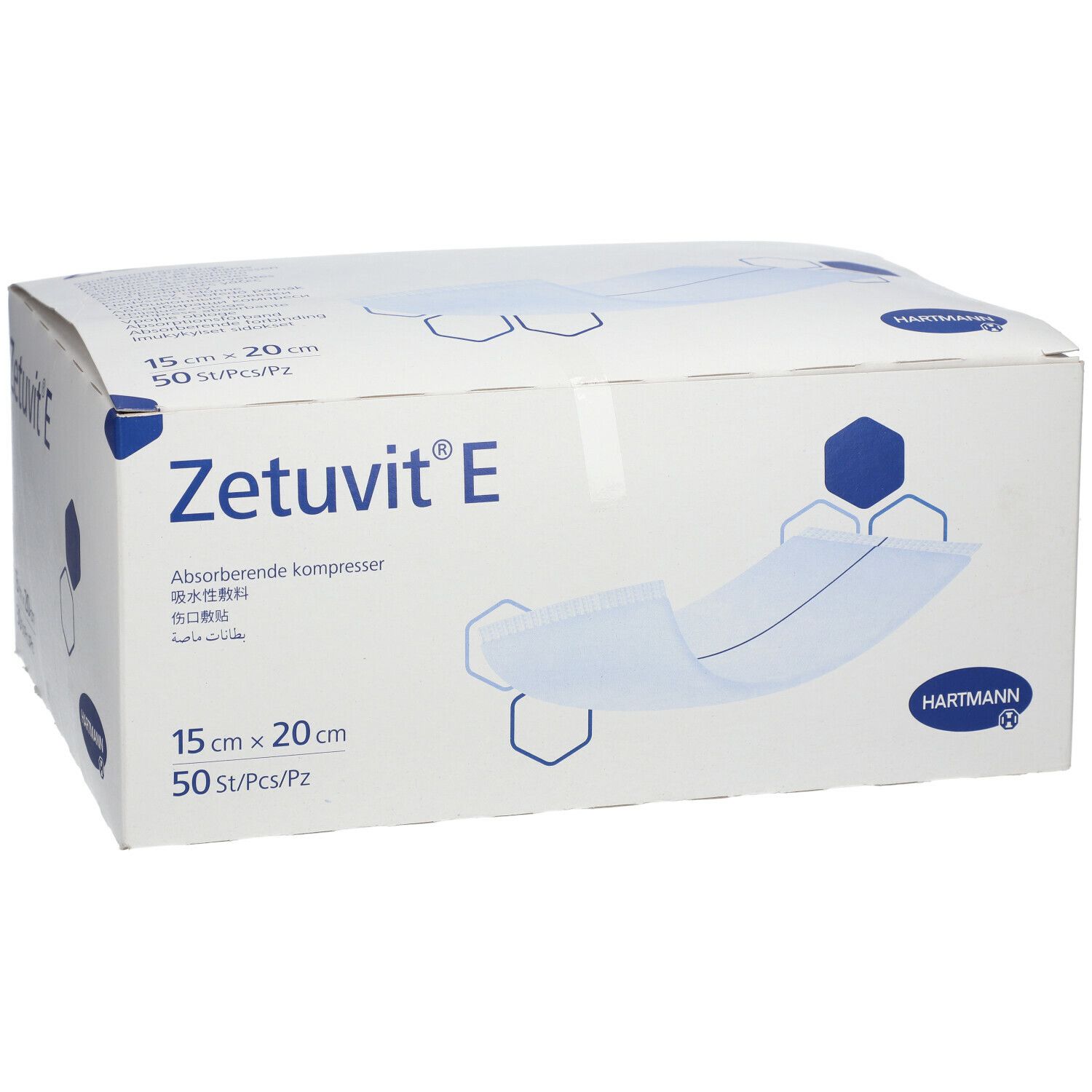 Hartmann Zetuvit® E non-strérile 15 x 20 cm