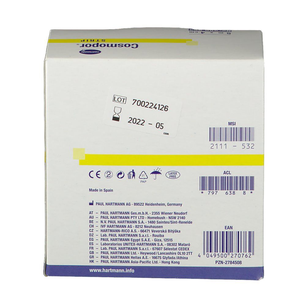 Hartmann Cosmopor® Strip 4 cm x 5 m
