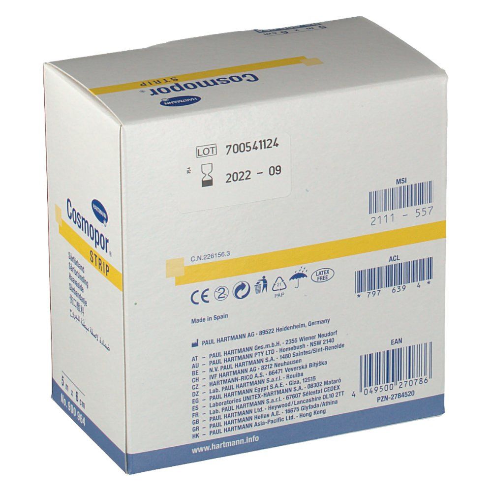 Hartmann Cosmopor® Strip 6 cm x 5 m