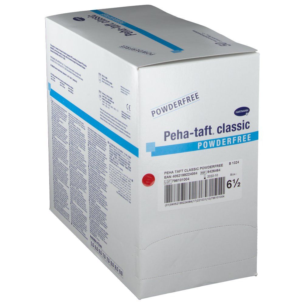 Hartmann Peha-taft® classic non poudré T6,5