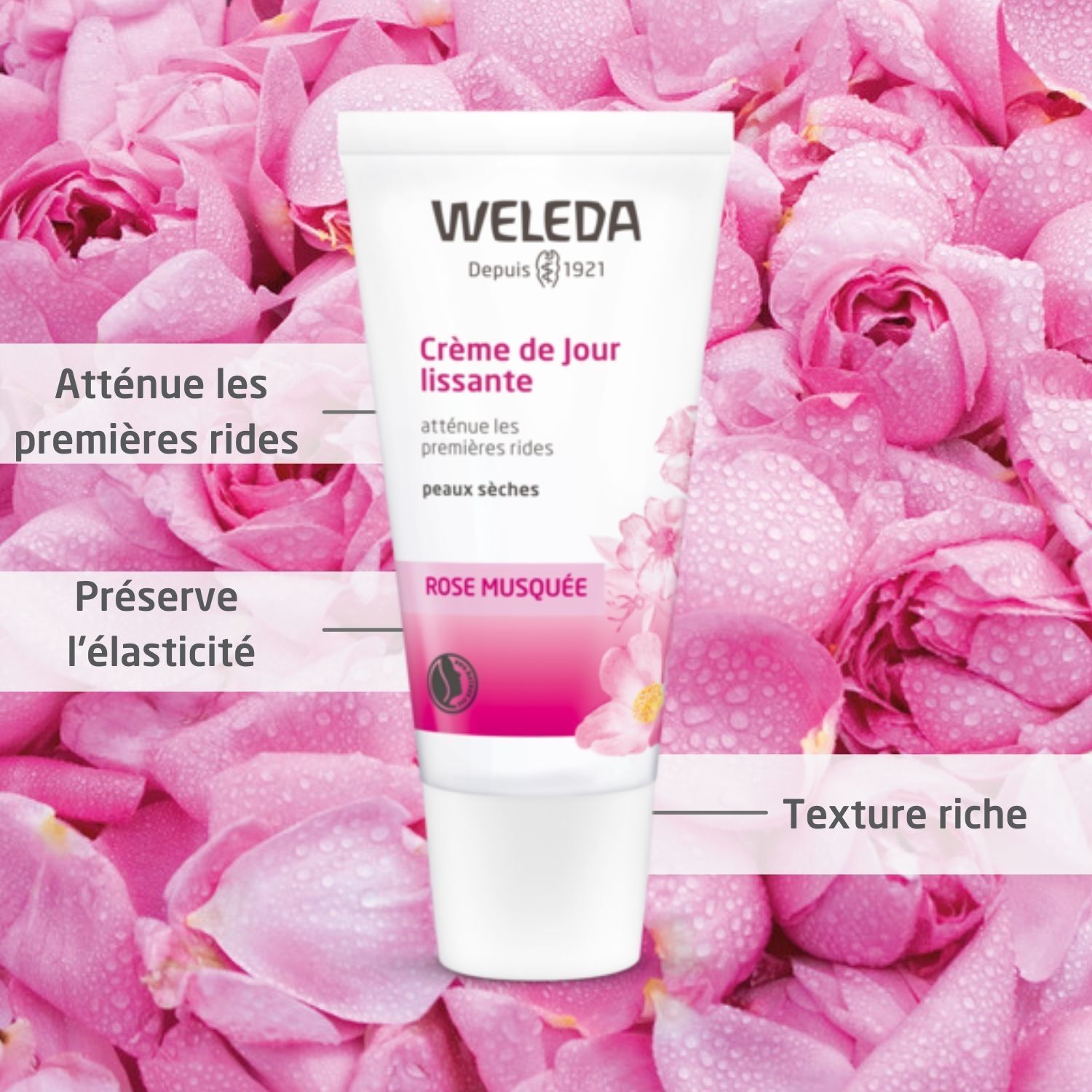 Weleda Rose Musquée Crème de jour lissante