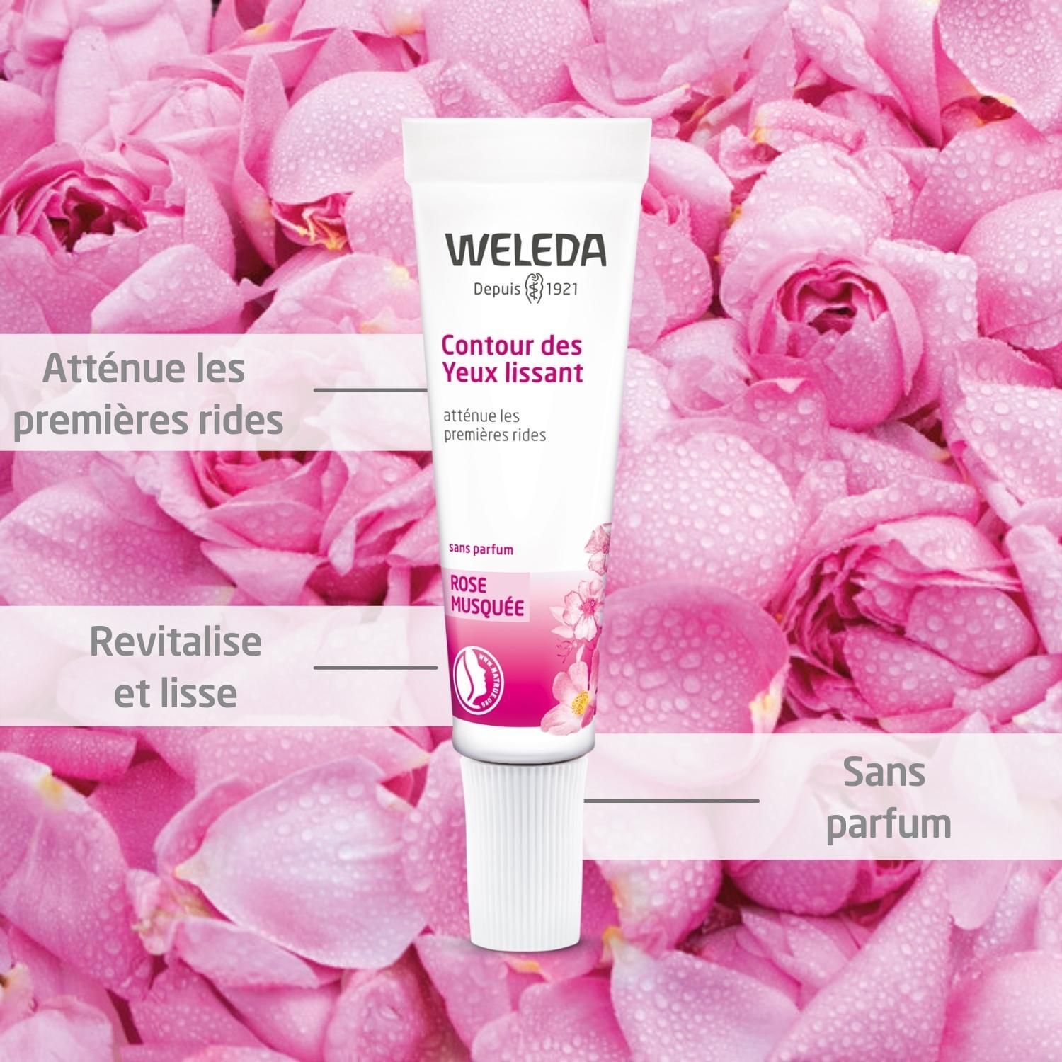 Weleda Rose musquée contour des Yeux lissant