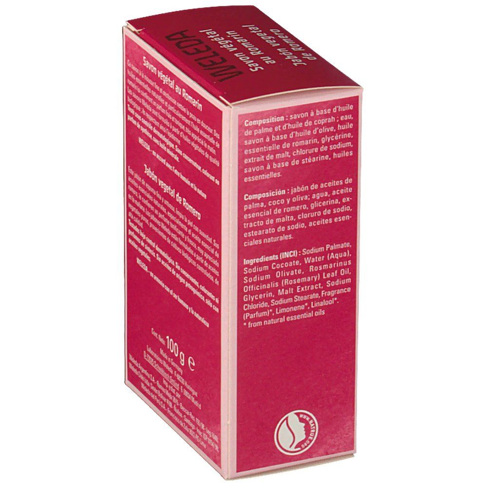 Weleda Savon végétal au Romarin