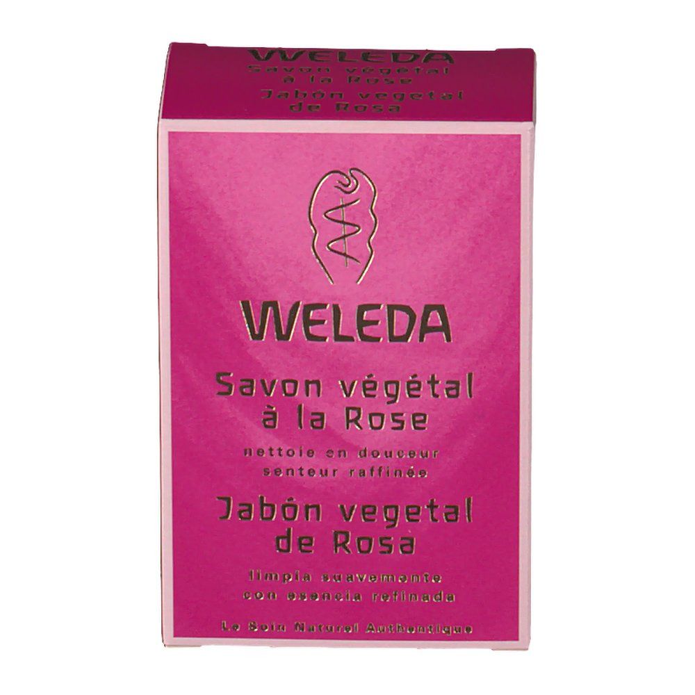 Weleda Savon végétal à la Rose