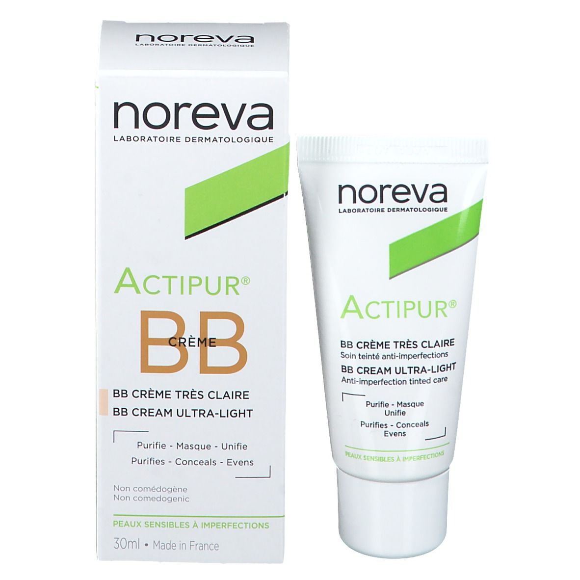 Noreva Laboratoires Actipur® BB Crème teint très claire