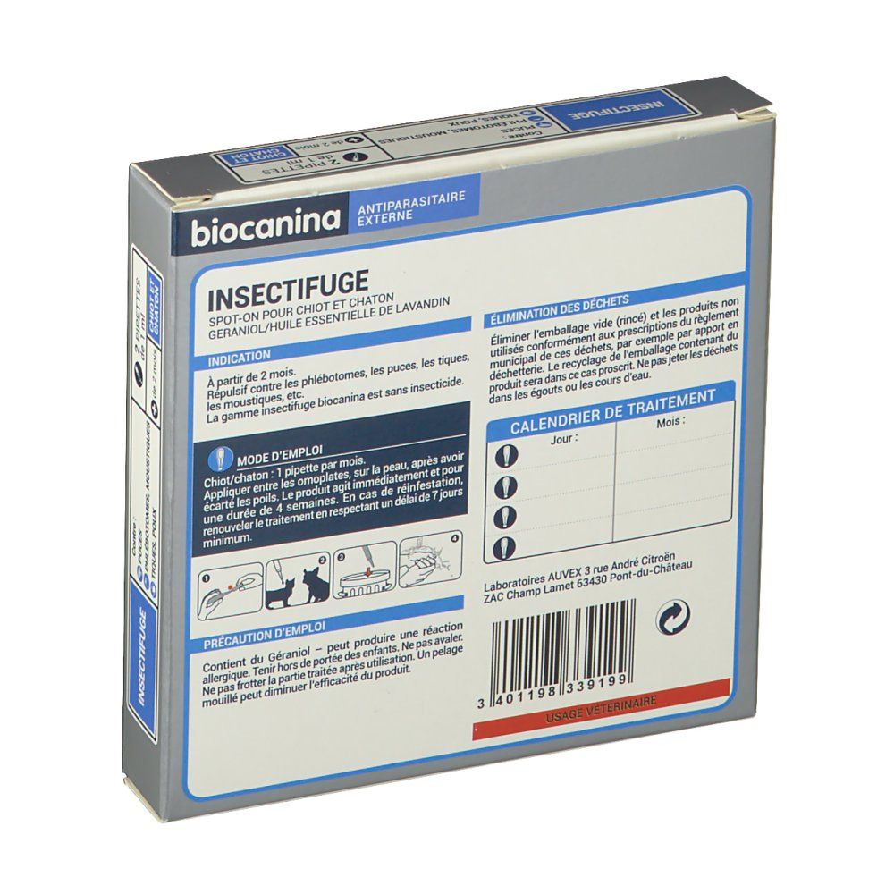 biocanina Insectifuge naturel spot-on chiot – chaton