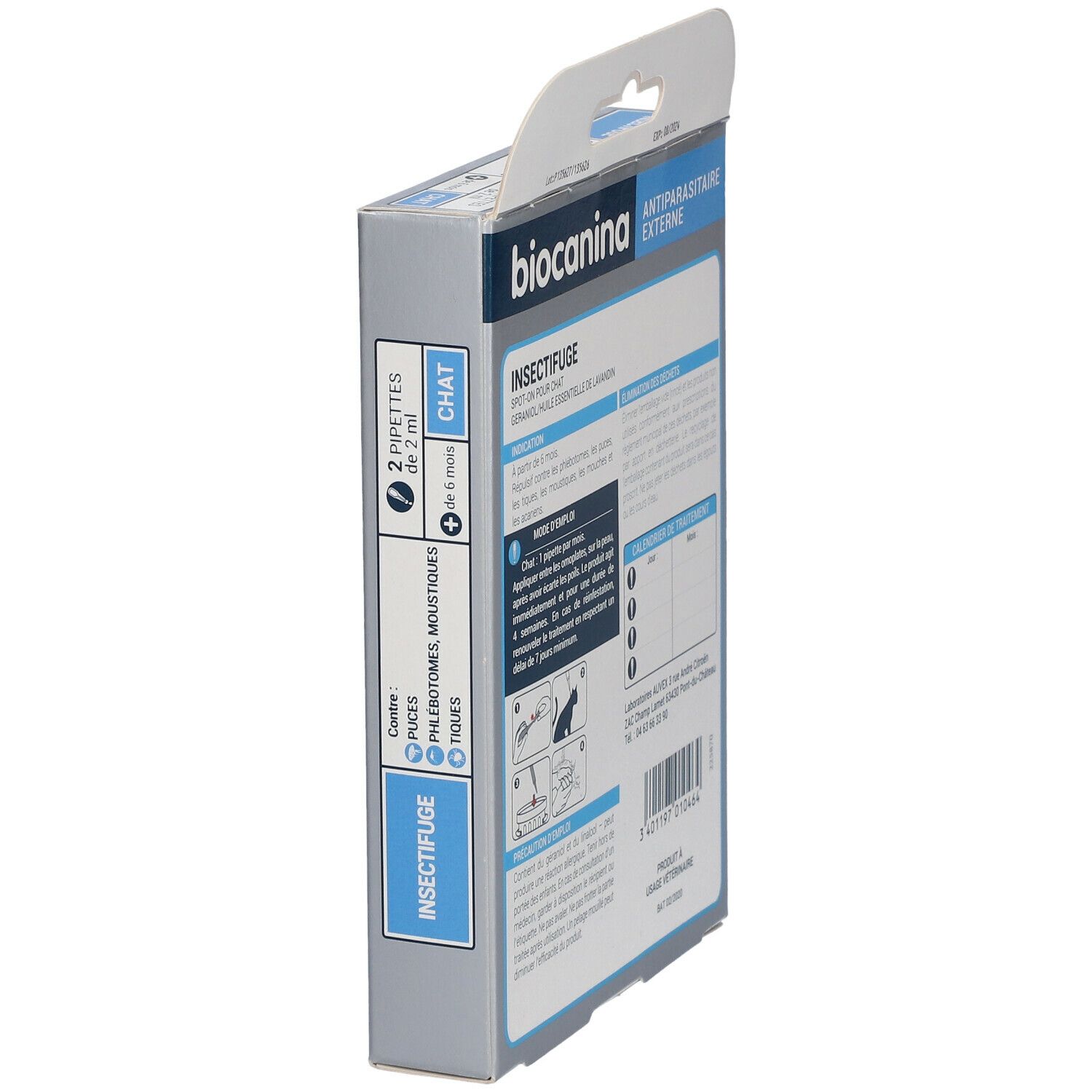 biocanina Insectifuge naturel spot-on chat