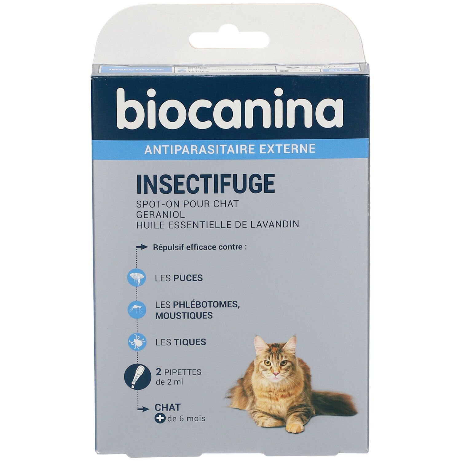 biocanina Insectifuge naturel spot-on chat