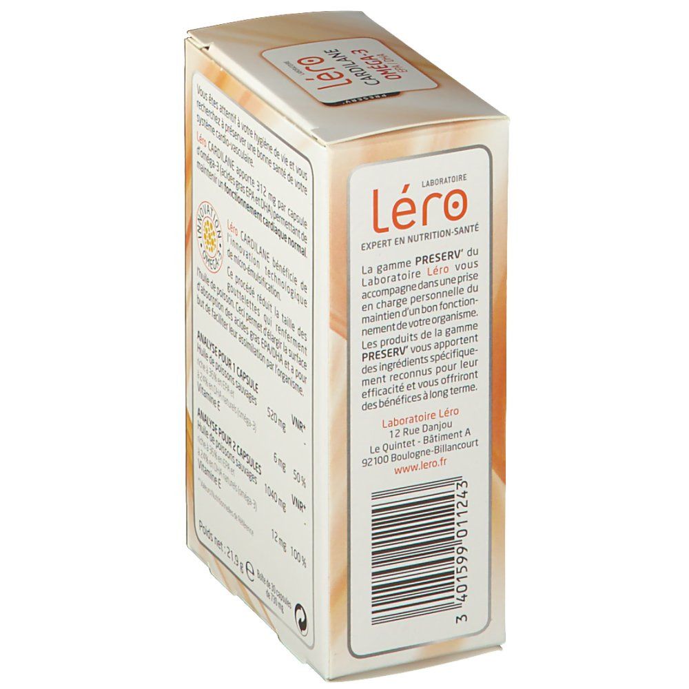 Laboratoire Léro CARDILANE Oméga-3