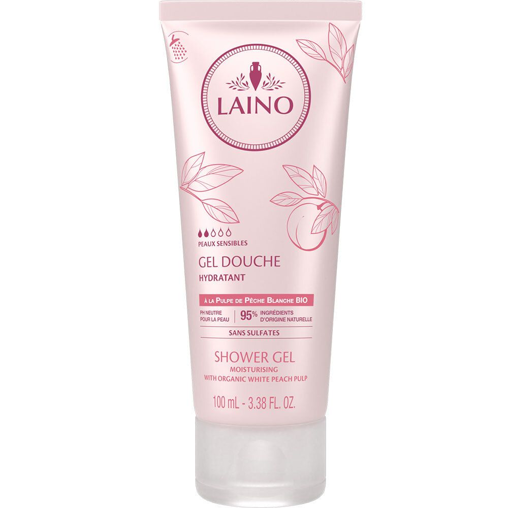 Laino Gel Douche hydratant Pêche Blanche