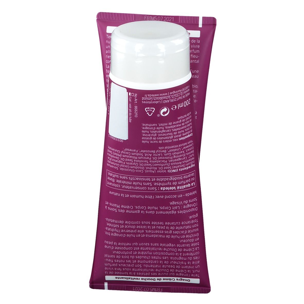 Weleda Crème douche revitalisante onagre