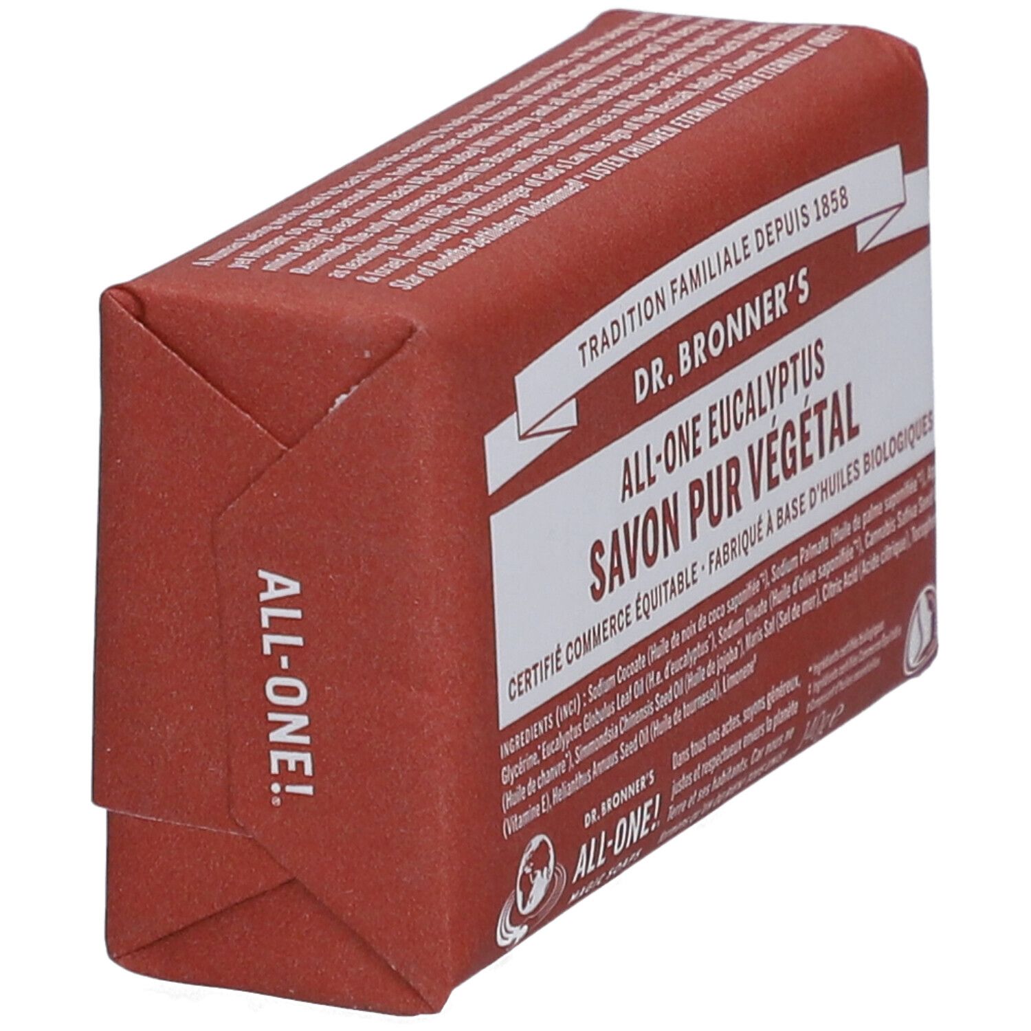 Dr Bronner's Savon Pur Végétal All-One Eucalyptus