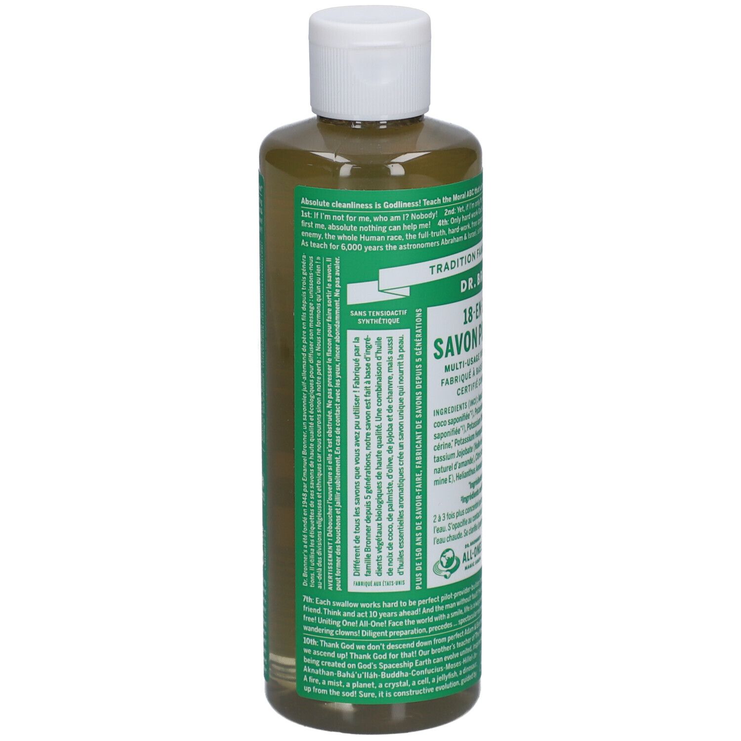 DR BRONNER'S savon liquide amande