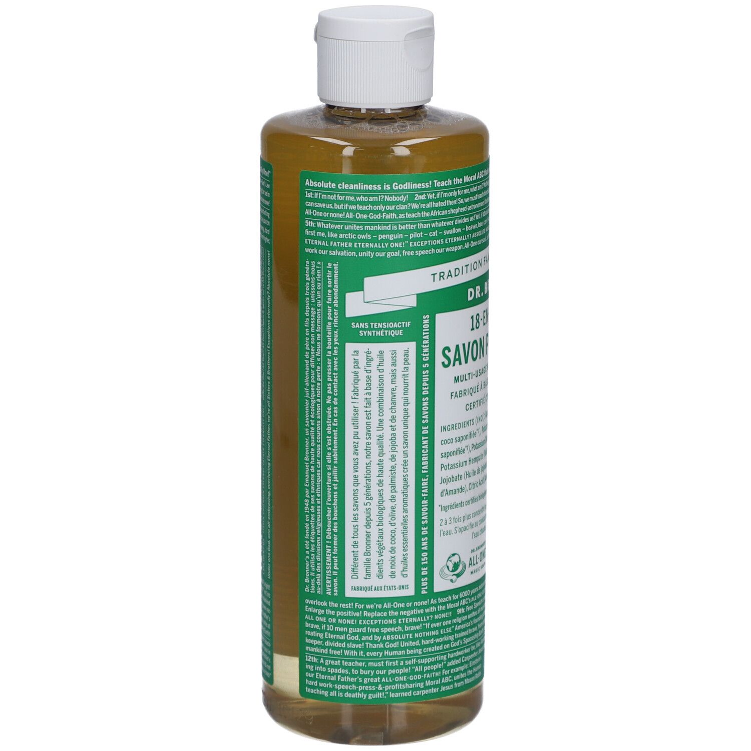 DR BRONNER'S savon liquide amande