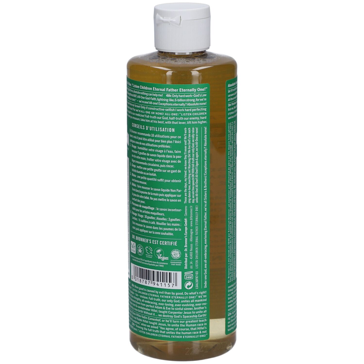 DR BRONNER'S savon liquide amande