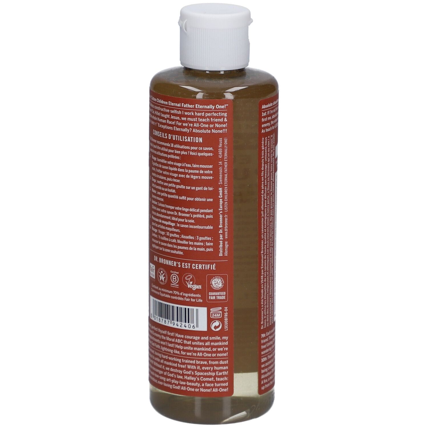 DR BRONNER'S savon liquide eucalyptus