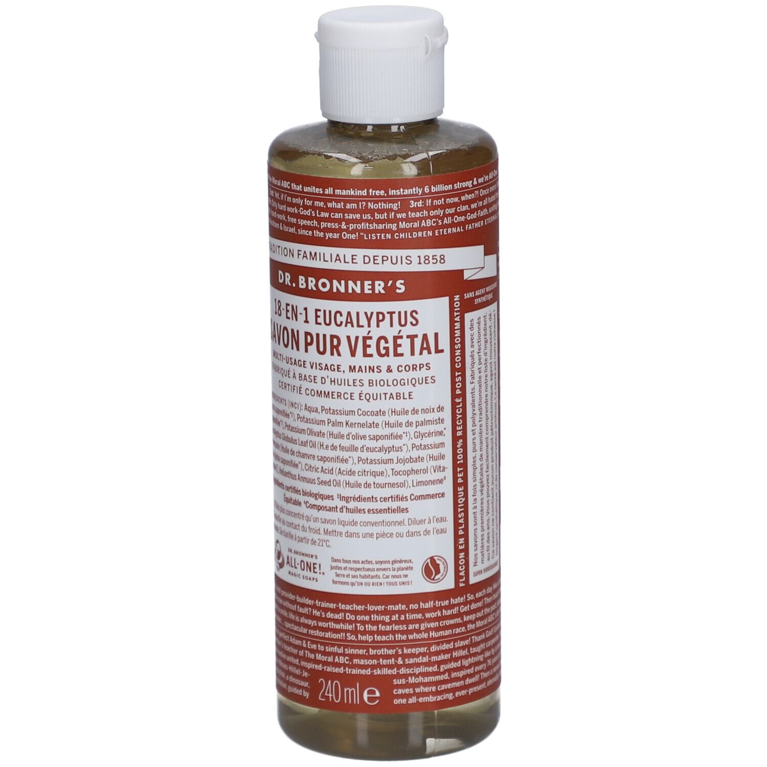 DR BRONNER'S savon liquide eucalyptus