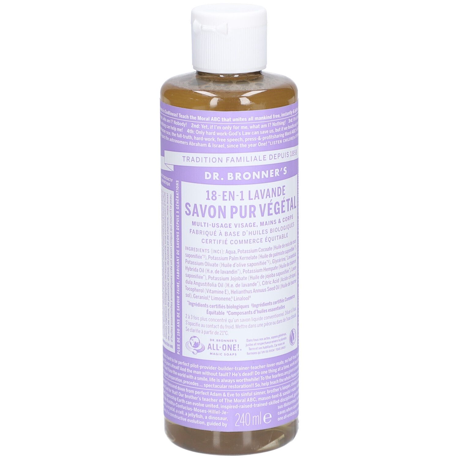 DR BRONNER'S savon liquide lavande