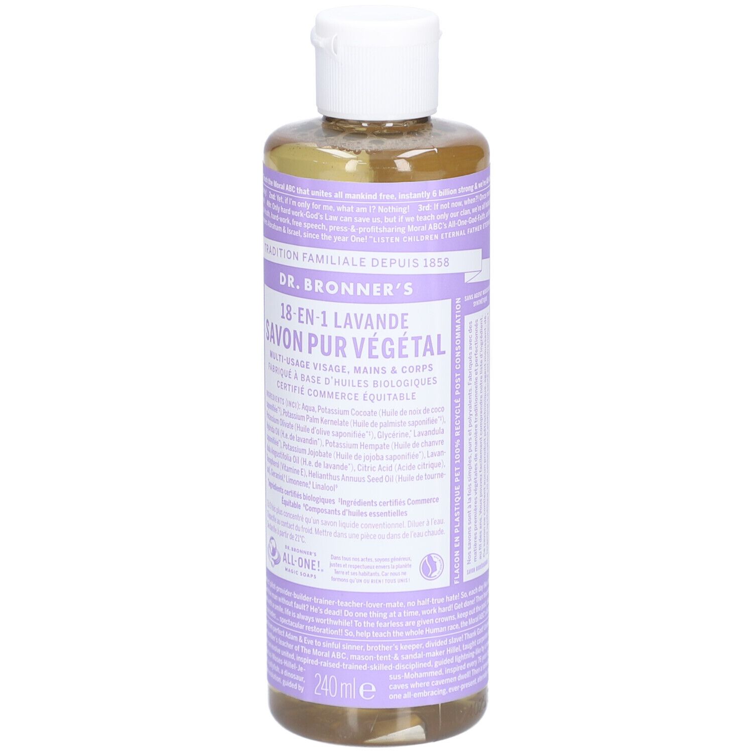DR BRONNER'S savon liquide lavande