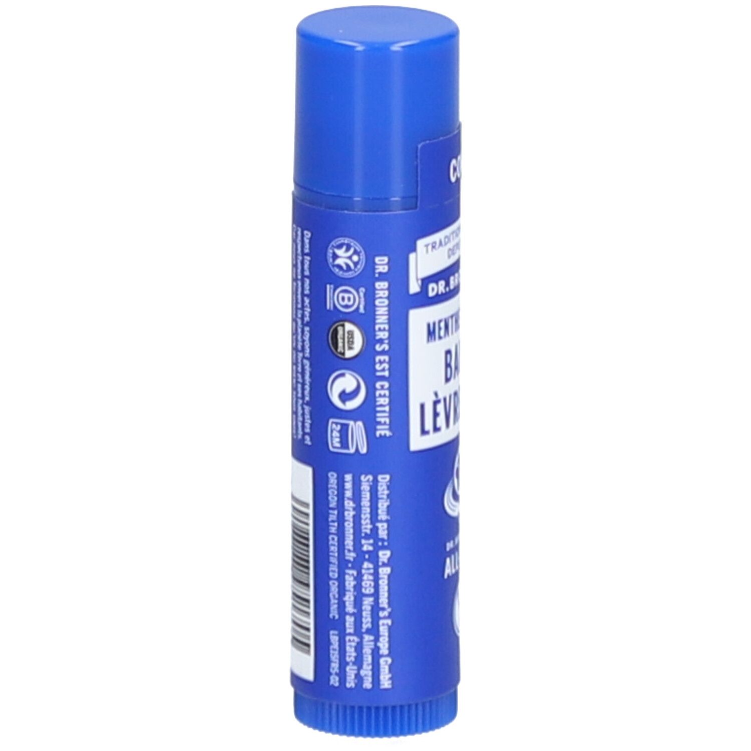 DR.BRONNER'S Stick à Lèvres Menthe Poivrée