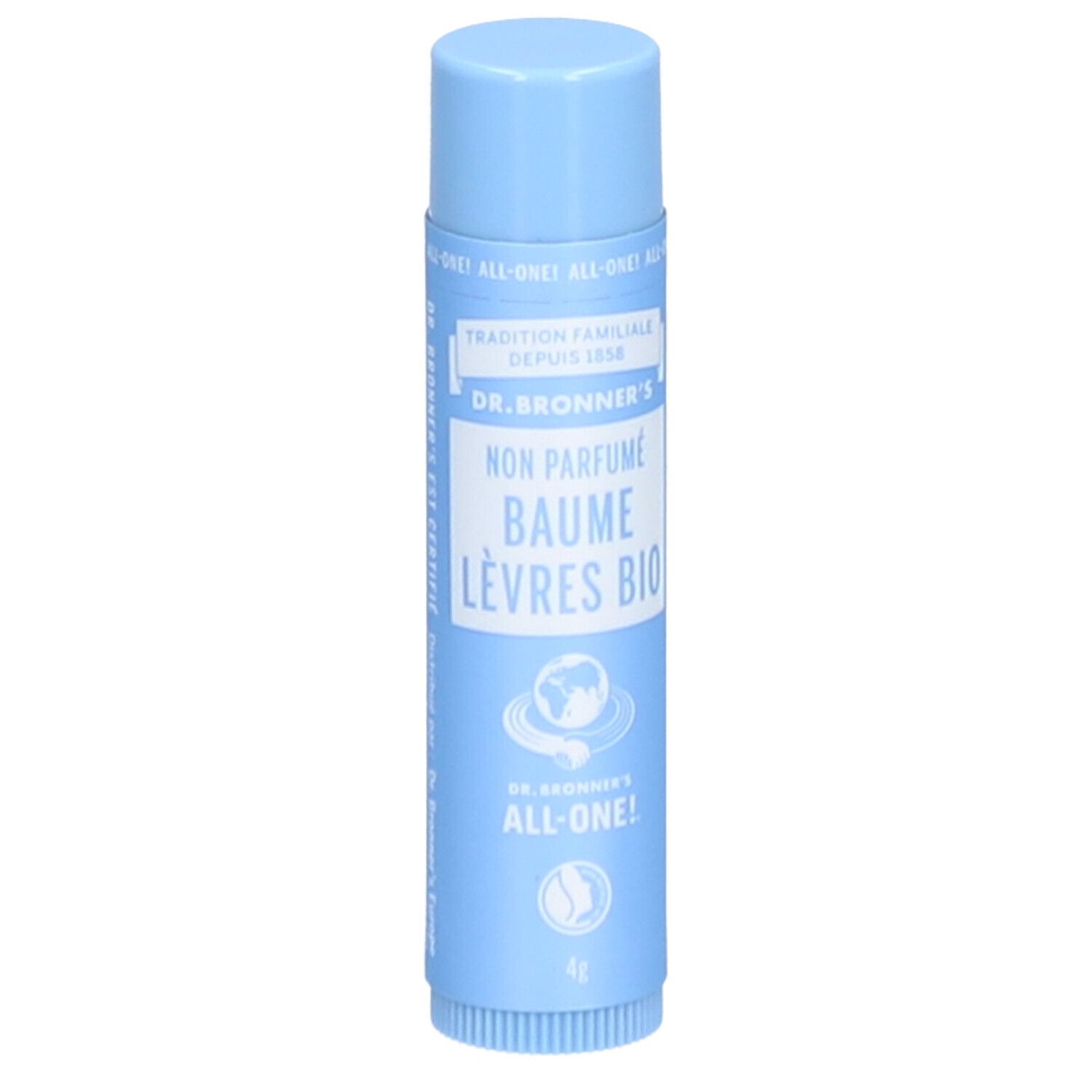 DR.BRONNER'S Stick à Lèvres Non Parfumé