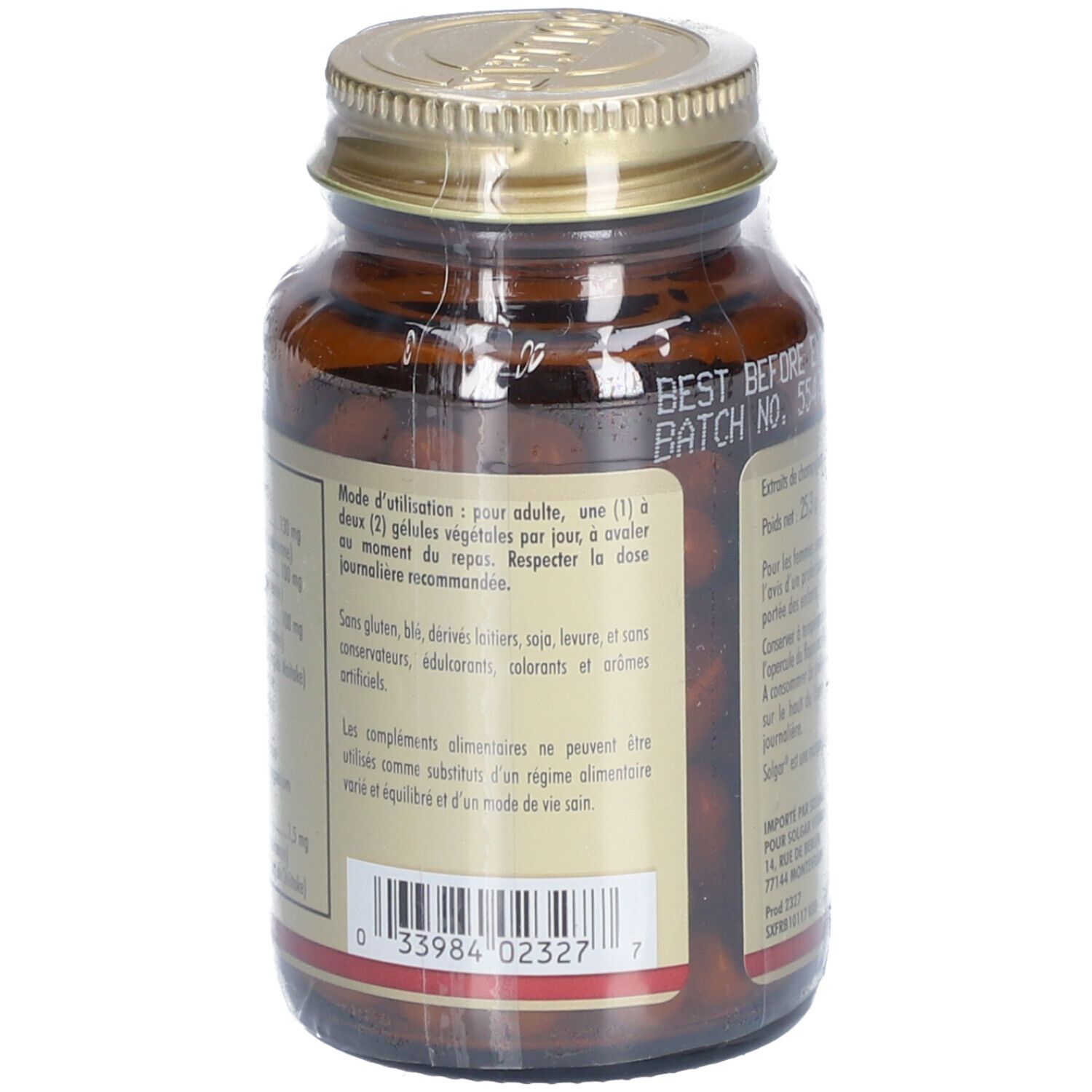 SOLGAR Reishi Shiitake Maitake Défenses immunitaires 50 pc(s