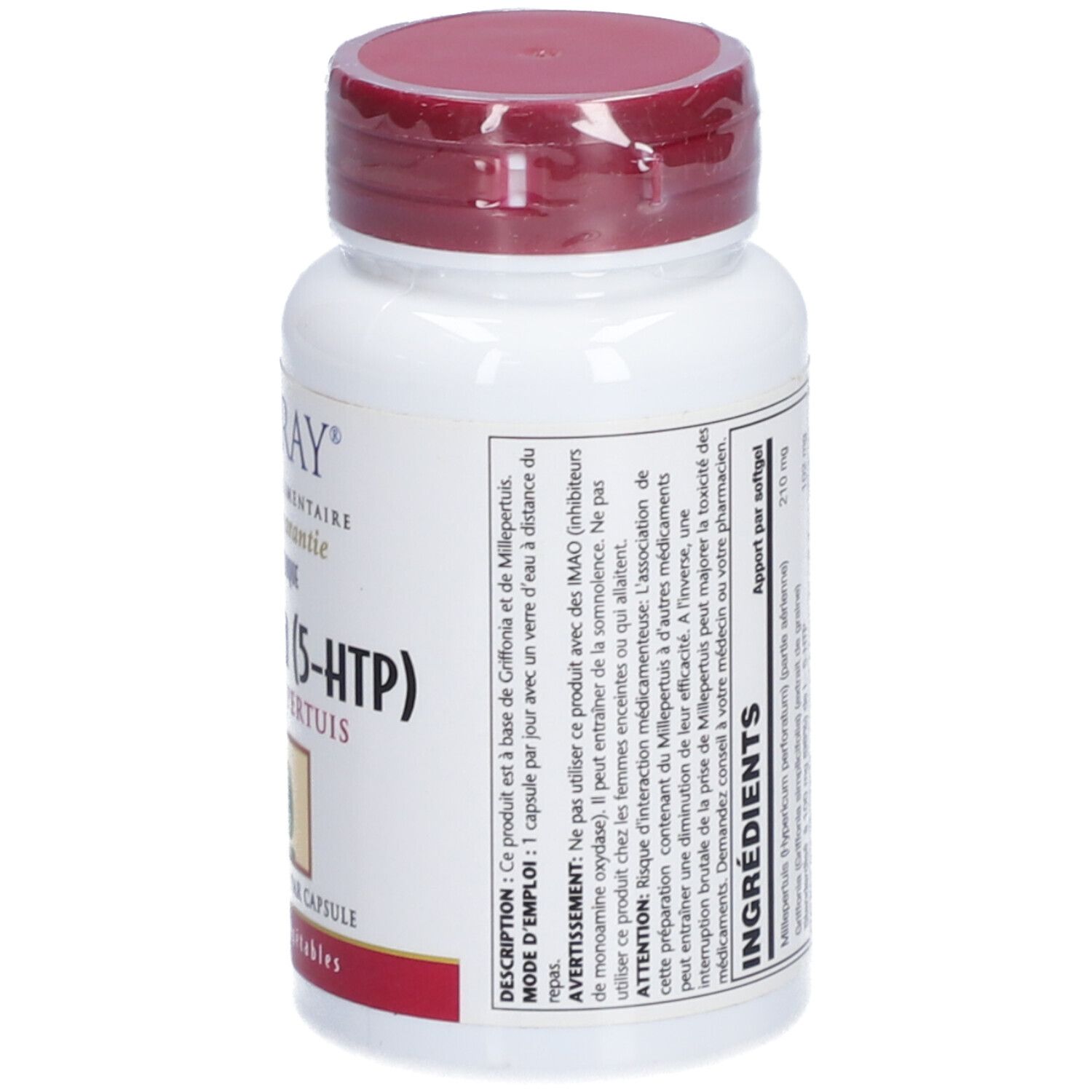 Solaray Griffonia 5-HTP + Millepertuis