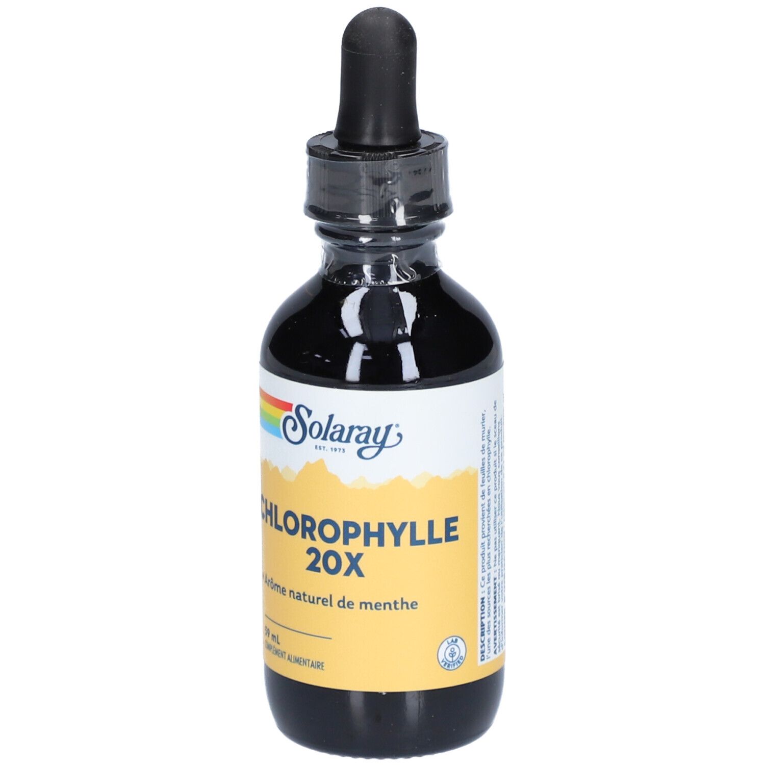 Solaray Chlorophylle 20X - Complément alimentaire