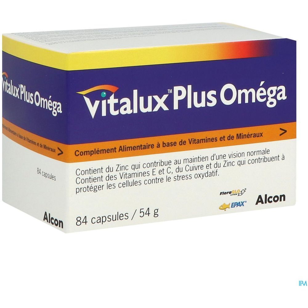 Vitalux Plus Omega Vision et protection cellulaire