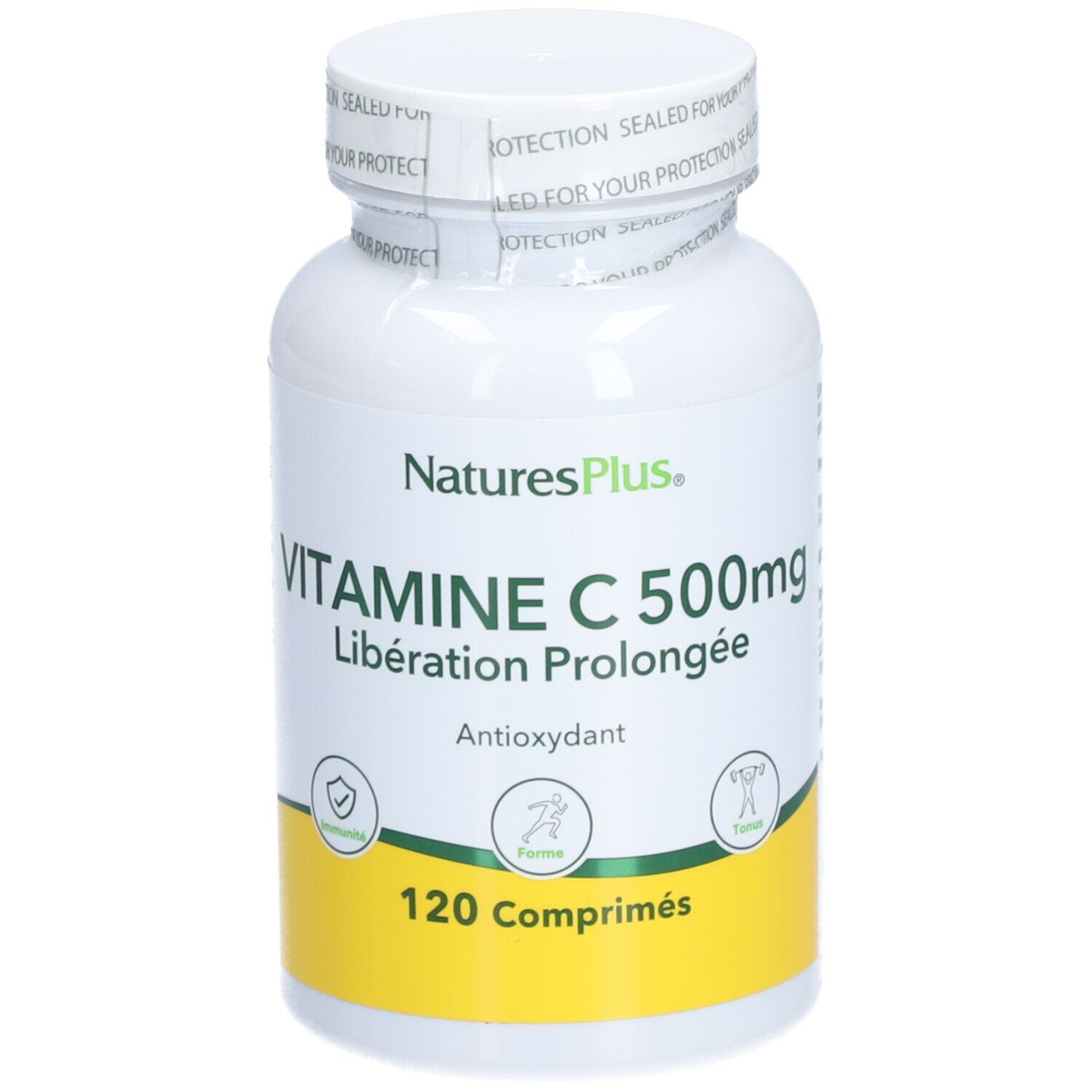 NATURE'S+ VIT C 500MG LP CPR 120