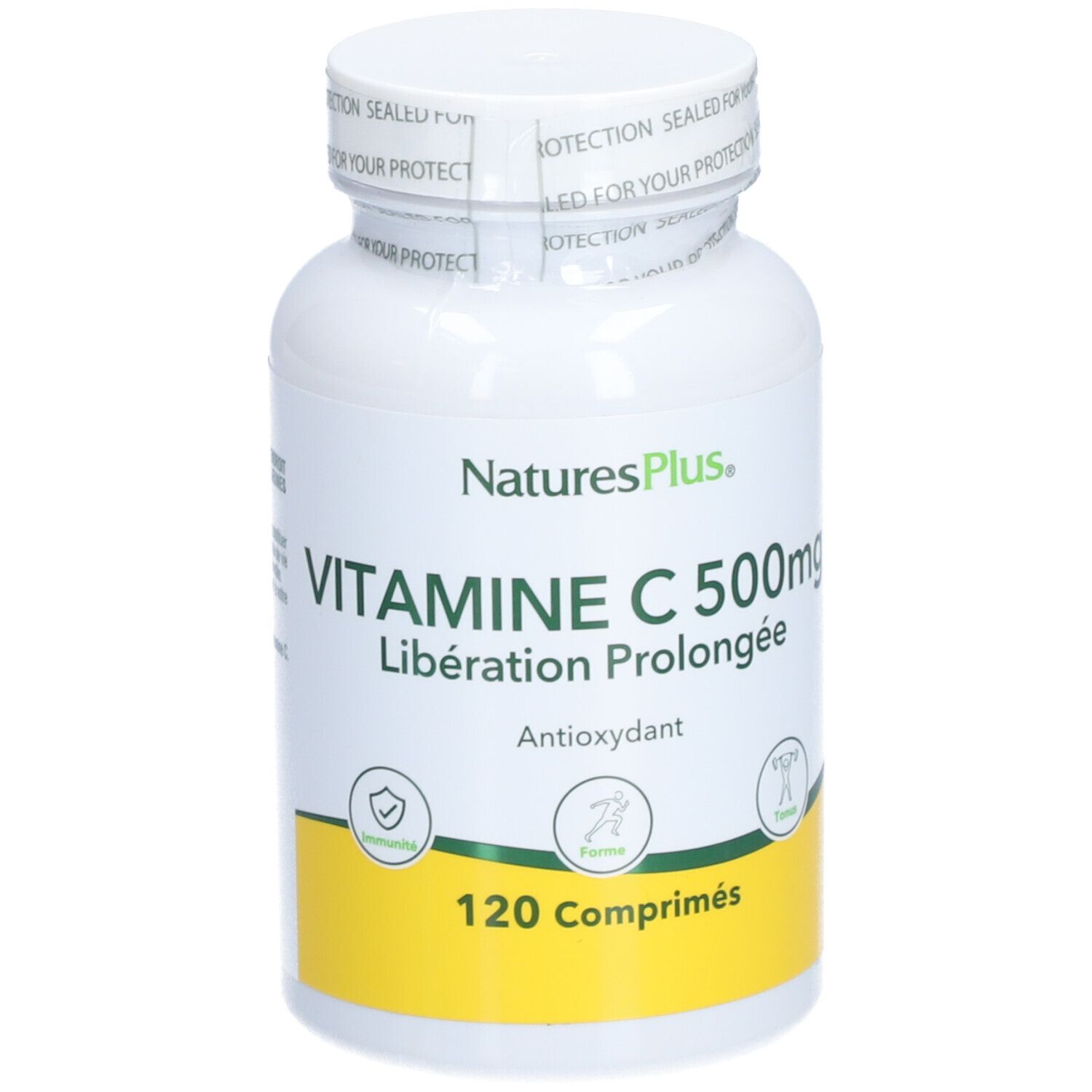 NATURE'S+ VIT C 500MG LP CPR 120
