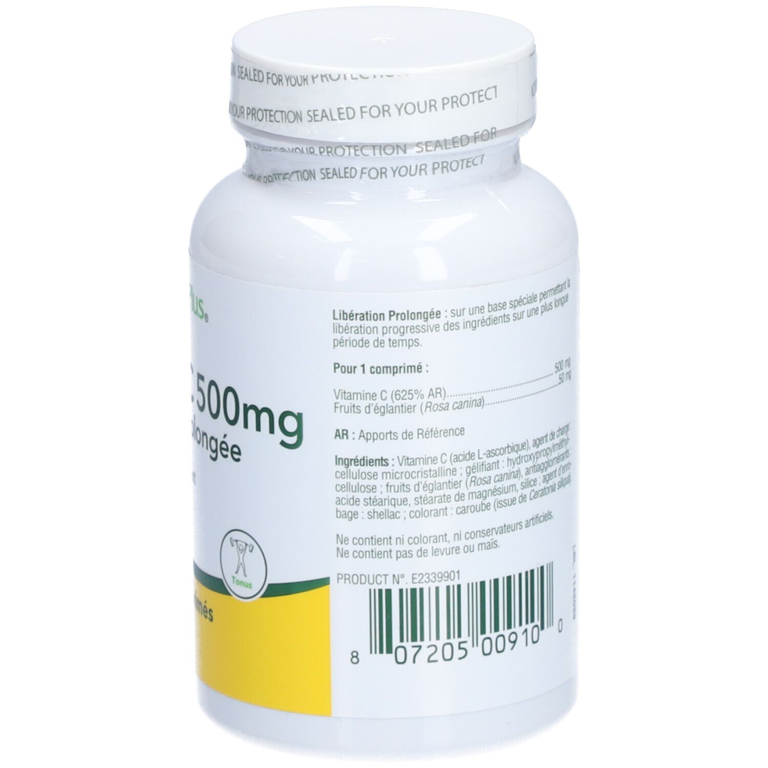 NATURE'S+ VIT C 500MG LP CPR 120