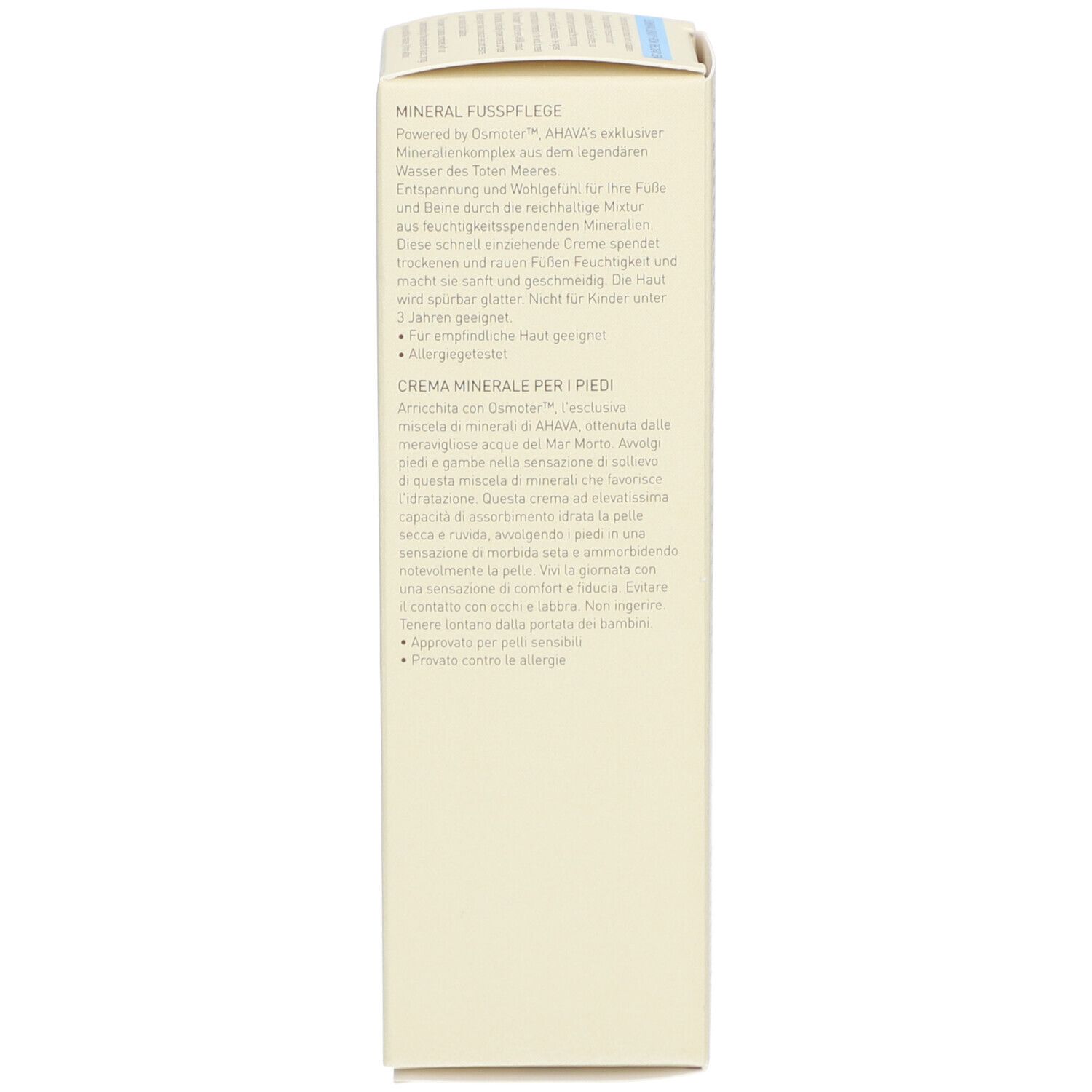 AHAVA Crème Pieds Minérale
