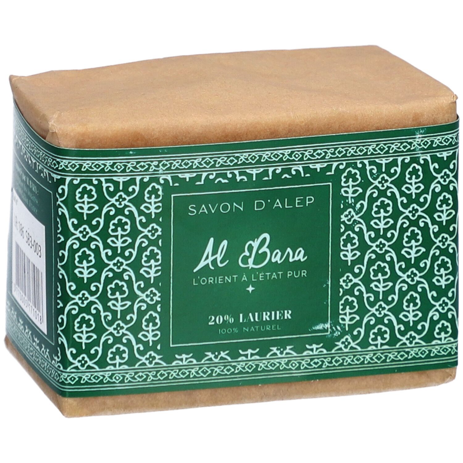 Al Bara Savon d'Alep véritable Olive et 20% Laurier