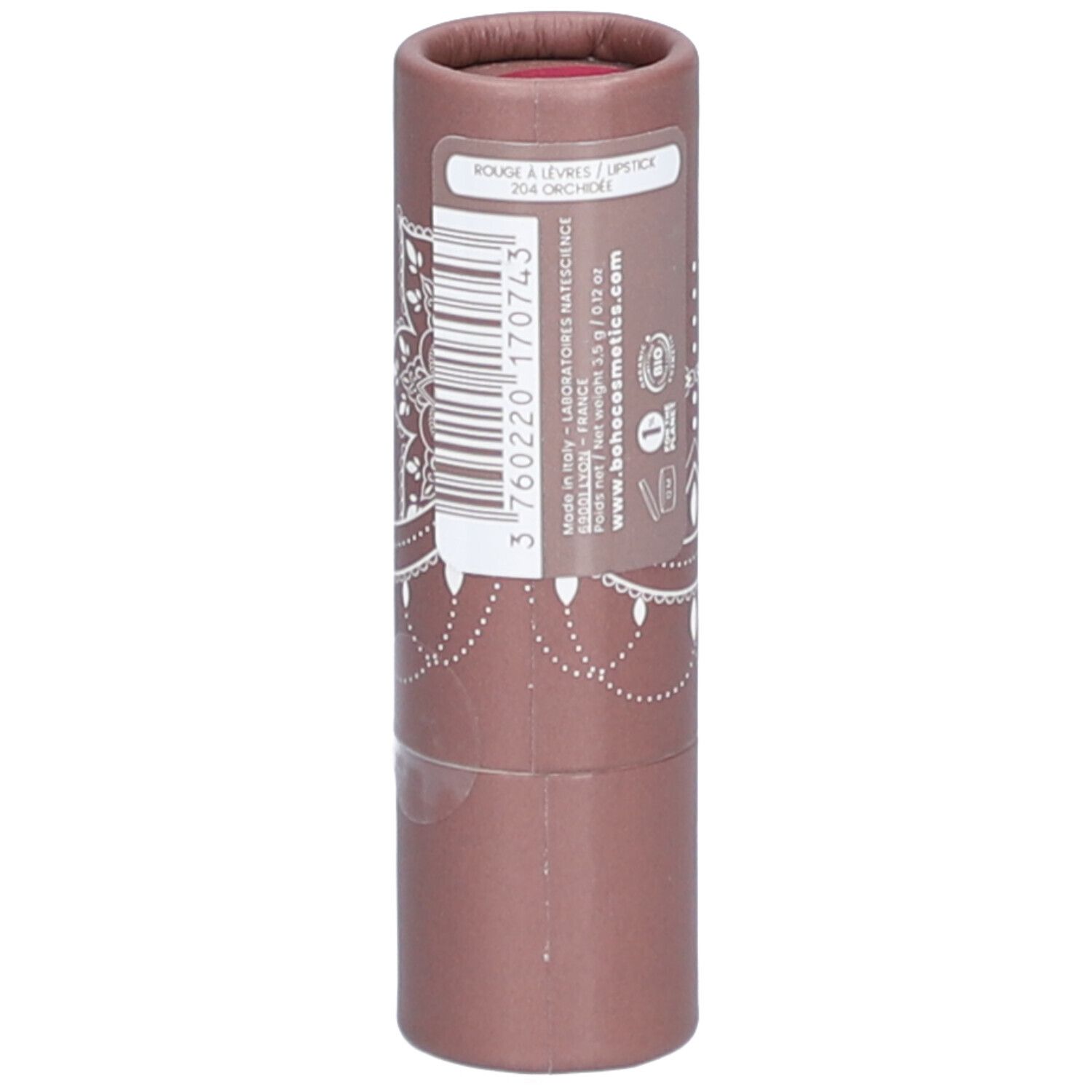 BOHO Rouge à Lèvres Nacré Couvrant 204 Orchidée