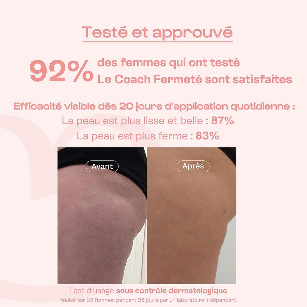 Comparaison avant-après de zones cutanées après application du soin corps Omum.